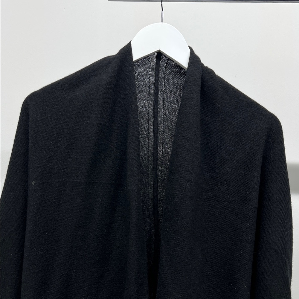 Vince Black Cashmere Open-Front Sweater - Picture 2 of 4